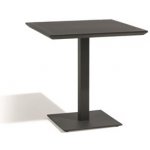 Diphano Hliníkový vyšší bistro stůl Selecta, Diphano, čtvercový 72x72x92 cm, rám hliník barva šedočerná (lava), deska keramika barva černá (black) – Hledejceny.cz