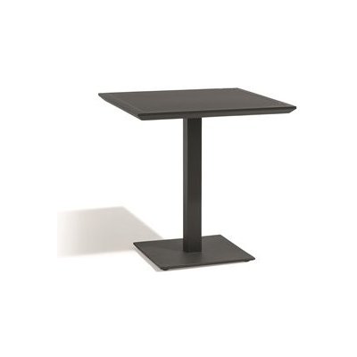 Diphano Hliníkový vyšší bistro stůl Selecta, čtvercový 72x72x92cm, rám hliník šedočerná (lava), deska keramika černá (black) – Hledejceny.cz