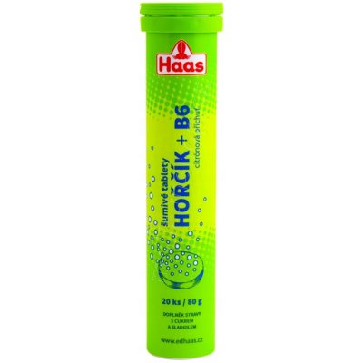 Haas šumivé tabletky hořčík 80 g – Hledejceny.cz