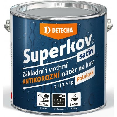 Detecha SUPERKOV SATIN 2,5kg hnědý čokoláda RAL 8017 – Sleviste.cz