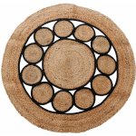 H&S Decoration Jute hnědá černá – Zbozi.Blesk.cz