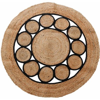 H&S Decoration Jute hnědá černá – Zbozi.Blesk.cz