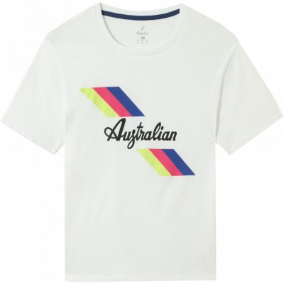 Australian Jersey T-Shirt with Print bianco
