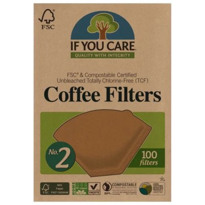 If you care Papírové filtry nebělené 100 ks No. 2 – Hledejceny.cz