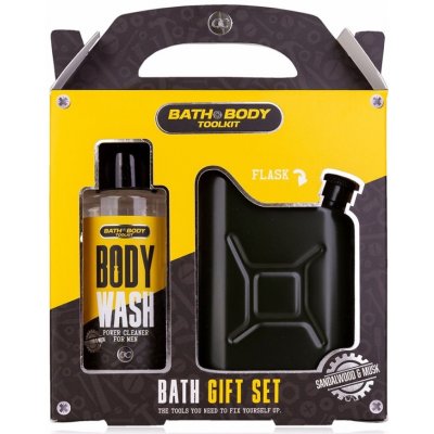 Accentra Bath and Body Toolkit sprchový gel 60 ml + nerez placatka 115 ml dárkové balení – Sleviste.cz