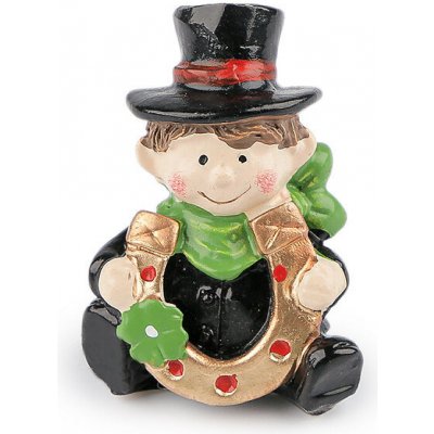 Prima-obchod Kominíček, prasátko pro štěstí v dárkové tašce, barva 2 černá podkova – Zbozi.Blesk.cz