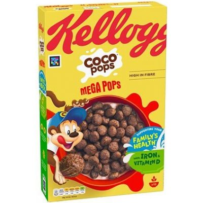 Kelloggs Coco Pops cereálie z pšenice a kukuřice s příchutí čokolády 365 g – Zboží Mobilmania