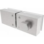 Hahn Steel Zámek pro skleněné dveře WC, ZAMAK slitina, brus – Sleviste.cz