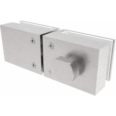 Hahn Steel Zámek pro skleněné dveře WC, ZAMAK slitina, brus – Sleviste.cz