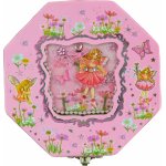 Šperkovnice hrací skříňka srdce s panenkou baletkou na natažení – Zboží Dáma