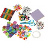 KIK KX4687 Výtvarná sada pro dětské ruční práce 1200 ks – Zboží Dáma