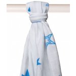 Kikko Bambusová osuška XKKO BMB 90x100 Little Stars Cyan – Zboží Dáma