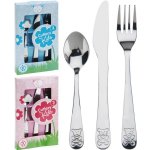 Gastro Sada dětských příborů modrá růžová 3 ks – Zboží Dáma