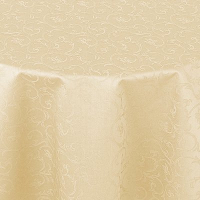 Veba Ubrus GARBO Royal ornament tmavá sekt 140x120 cm ovál – Hledejceny.cz