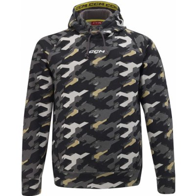 CCM Team Fleece Pullover Hoodie SR Senior camo – Hledejceny.cz