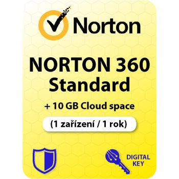 Norton 360 Standard EU + 10 GB Cloudové úložiště 1 lic. 1rok (21416707)