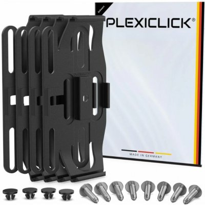 Plexiclick V1 Black (110 mm) - černý držák pro CZ SPZ – Sleviste.cz