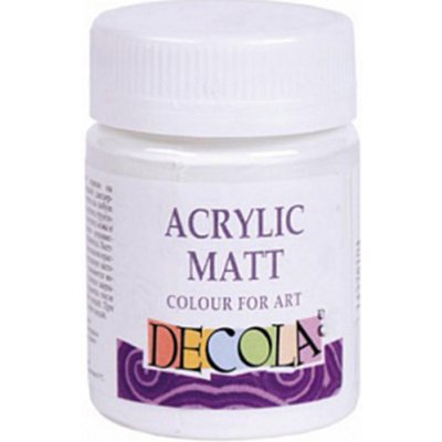 Decola Matt Akrylová barva 50 ml bílá