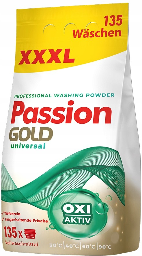 Passion Gold Univerzální Prací Prášek 8,1 kg 135 PD