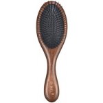 Sibel Decopad oválný dřevěný kartáč na vlasy s kančími a nylonovými štětinami 8470123 22 x 7 cm – Zboží Dáma