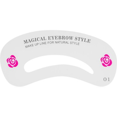 Lash Brow Eyebrow Stencil šablony na obočí 24 ks – Zboží Dáma