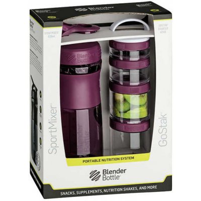 BlenderBottle Sport Mixer® GoStak Varianta: fialový – Zboží Mobilmania