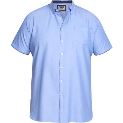 D555 košile pánská James krátký rukáv světle modrá – Zboží Mobilmania