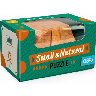 Albi Malý dřevěný hlavolam Plná krychle – Zboží Dáma