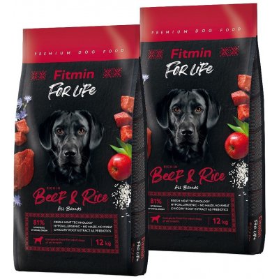 Fitmin Dog For Life Beef & Rice 12 kg – Zbozi.Blesk.cz