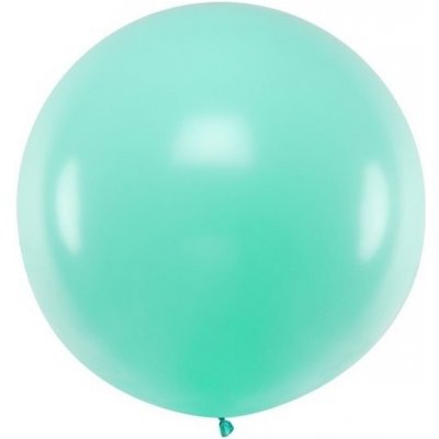 PartyDeco BALÓN 1m pastelový světle mintový – Zboží Dáma