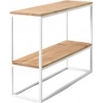 Nordic Design toaletní stolek dubový Julia II s bílou podnoží – Zboží Dáma