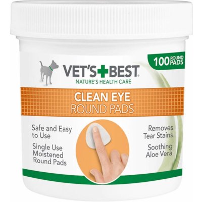 Čistící ubrousky na oči pro psy VET´S BEST 100 ks – Zboží Mobilmania