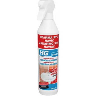 HG Pěnový čistič vodního kamene 3 x silnější 650 ml – Zboží Dáma