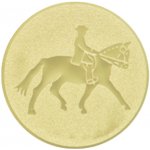 Emblém kůň zlato 25 mm – Sleviste.cz