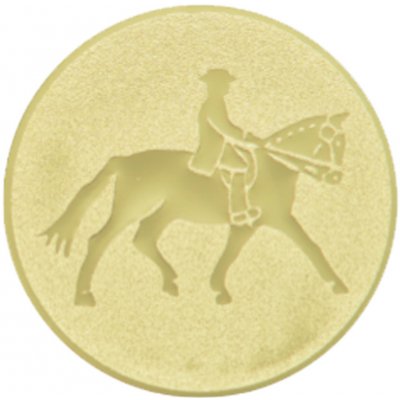 Emblém kůň zlato 25 mm – Zbozi.Blesk.cz