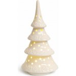 DECOLED Keramický stromeček, 9 x 7,4 x 17,8 cm, teple bílá, 2xLR44 – Zboží Mobilmania