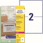 Avery Zweckform 25 listů, A4, bílé L7996-25 – Zboží Dáma