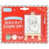 Sady školních pomůcek Mini stojan s plátnem | Santa set