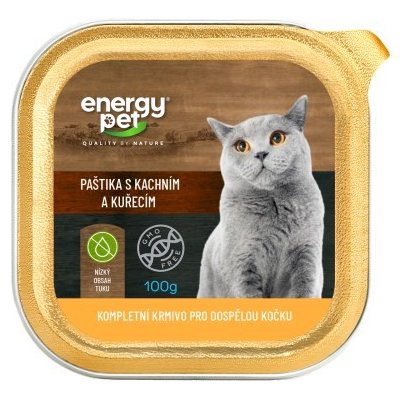 Energy Pet paštika s kachním a kuřecím 100 g – Hledejceny.cz