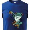 Dětské tričko dětské tričko Žába, modrá
