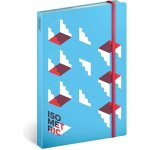 Notes Isometric nelinkovaný 13 x 21 cm – Sleviste.cz