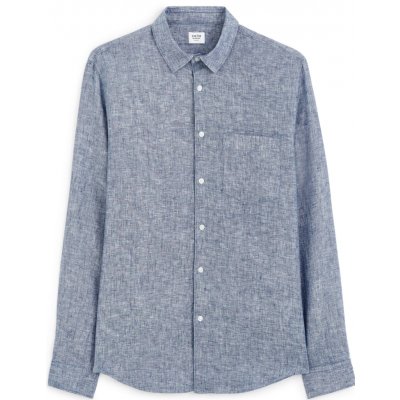 Celio lněná košile Daflix modrá S – Hledejceny.cz