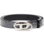 Diesel opasek OVAL D LOGO B-1DR 15 BELT černá – Zboží Dáma