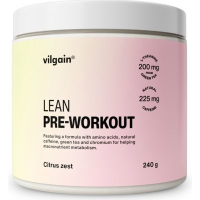 Vilgain LEAN pre-workout 240 g – Zboží Mobilmania