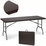 MODERNHOME Skládací zahradní stůl Lenka 180cm ratan – Zboží Dáma