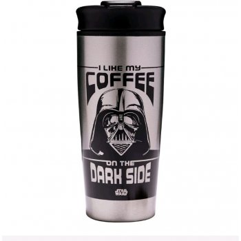 OEM Nerezový cestovní hrnek Star Wars Hvězdné války I Like My Coffee On The  Dark Side 0,45l od 349 Kč - Heureka.cz