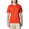 Pánské sportovní tričko Columbia Zero Ice Cirro-Cool SS Shirt Cool oranžová