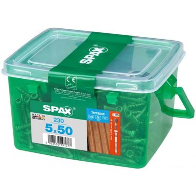 Vrut Spax s válcovou hlavou do terasových desek T-Star plus s pohonem O 5 mm x 50 mm, 230 kusů – Hledejceny.cz