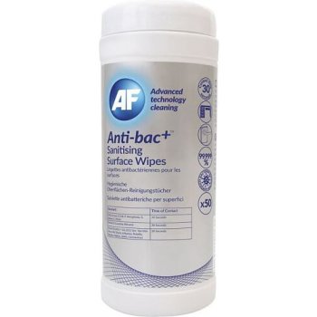 AF Anti Bac - Antibakteriální čisticí ubrousky, 50 ks