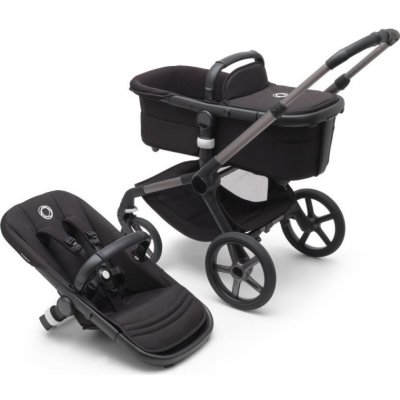 Bugaboo Fox 5 základní set Black/Grey Melange pěnová kola 2023